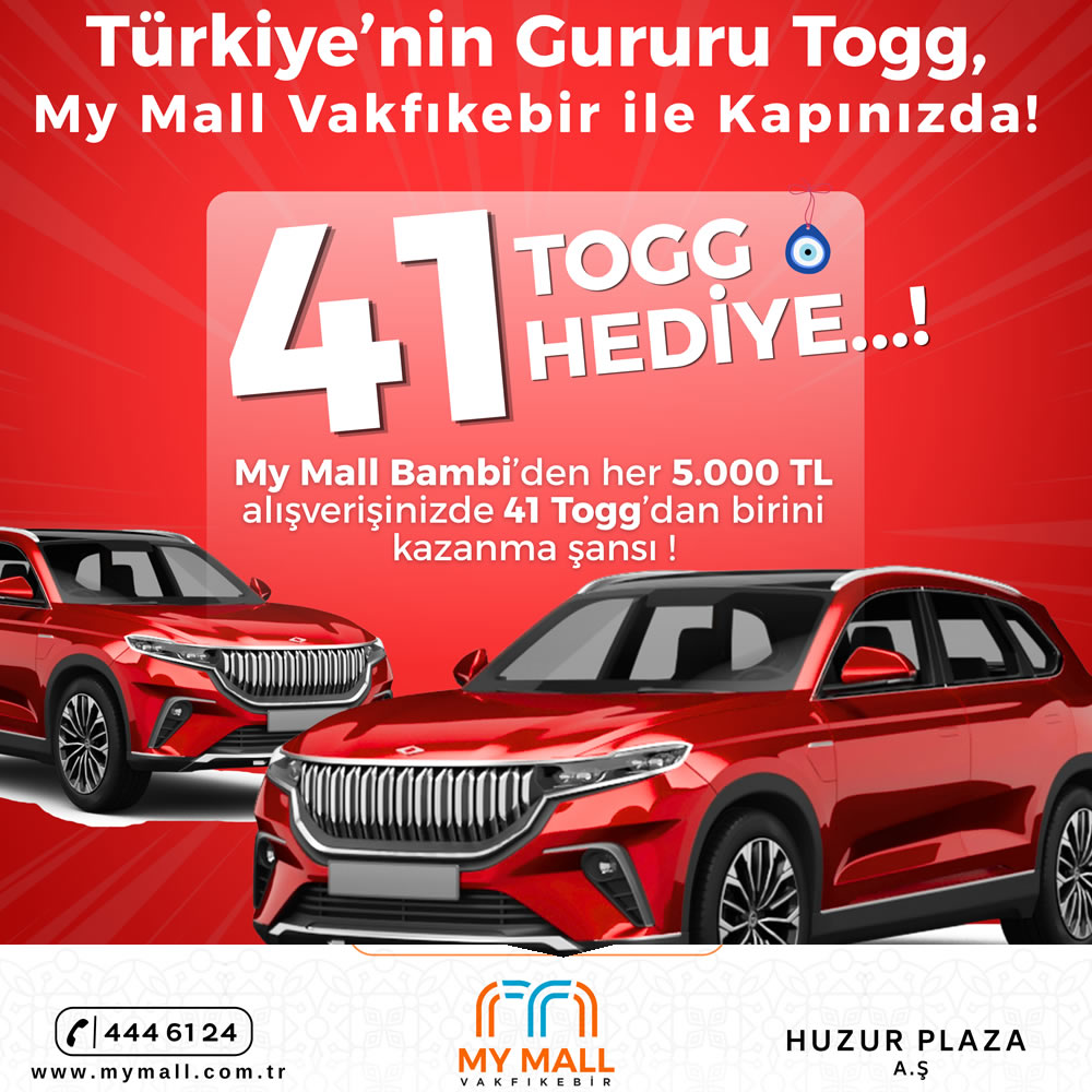 41 TOGG HEDİYE...!