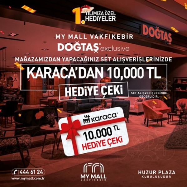 DOĞTAŞ EXCLUSİVE mağazamızdan yapacağınız set alışverişlerinizde.