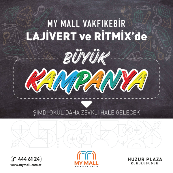 MY MALL Vakfıkberi Lajivert ve Ritmix' de Büyük Kampanya